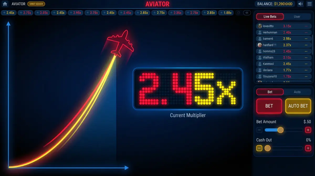 Aviator - Juego de multiplicador en Choctaw Casino